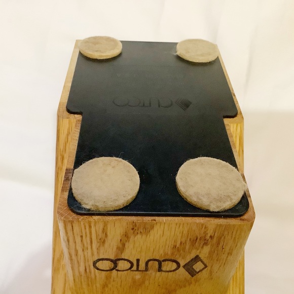 CUTCO Knife Block 10 Slot Solid Wood USA - Good Condition! - Picture 7 of 9